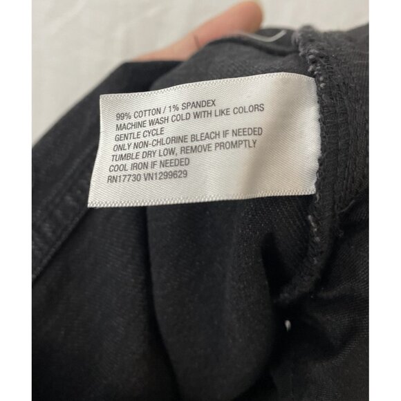 Ava & Viv Women's Plus Size 24 Black Denim 6" High Rise Shorts NWT - Picture 13 of 13